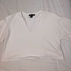 White Crop Top